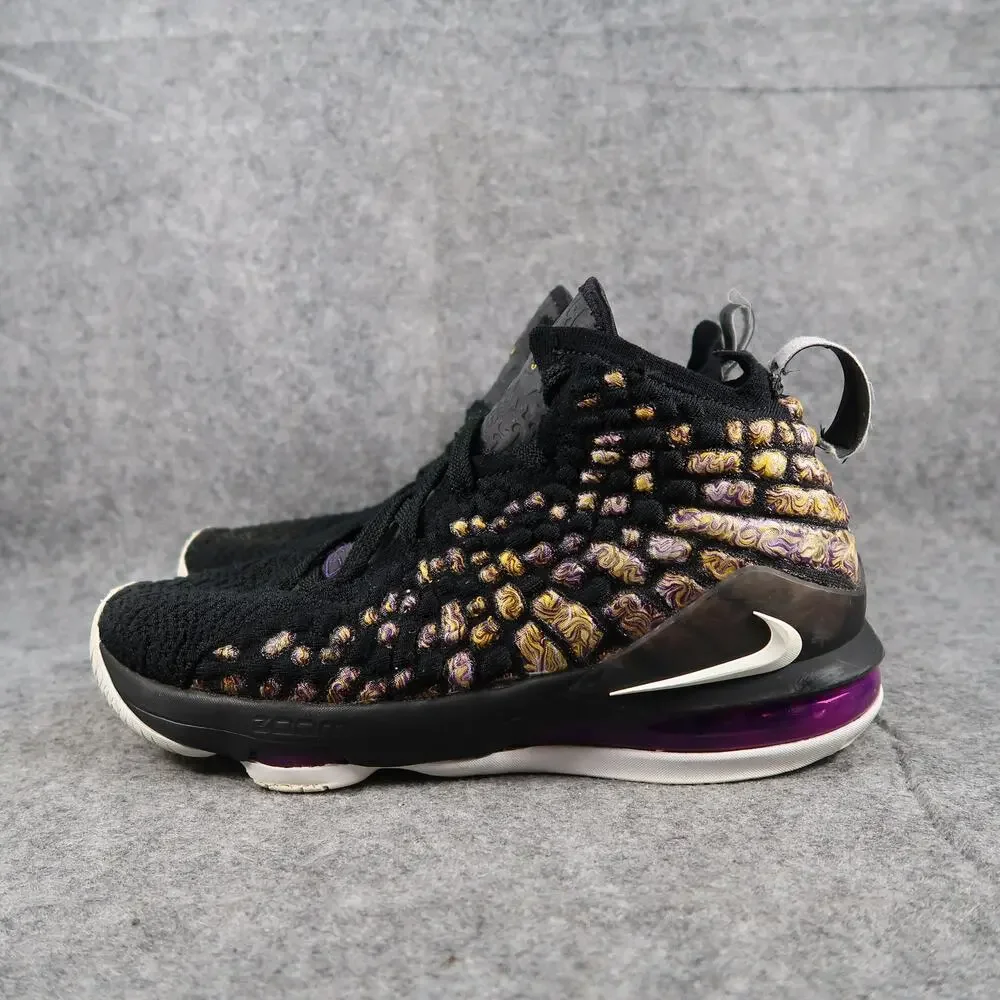 Nike Shoes Youth 7 Sneaker LeBron 17 Lakers GS Basketball Athletic Trainer Sport